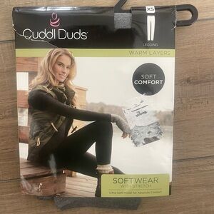 Cuddl Duds Leggings warm layers Long Size XS
